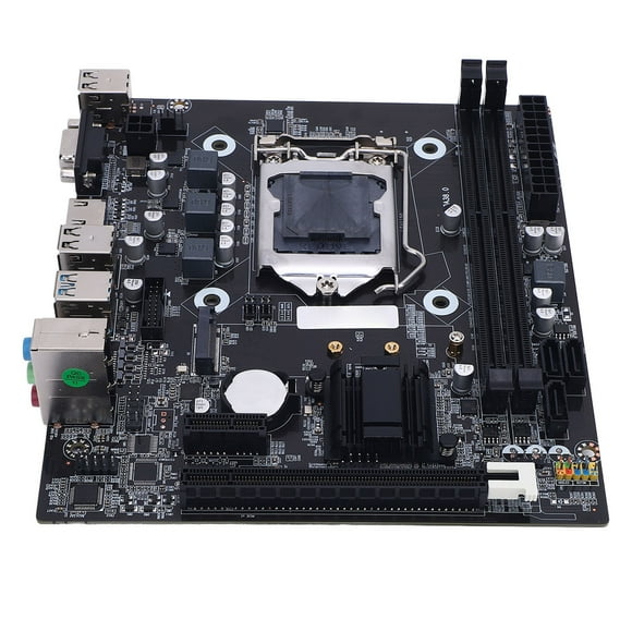 Placa Base Para Computadora H81, PCI E M.2 Nvme NGFF Serial ATA3.0 6Gb/s 1080P Salida De Video Placa Base Para PC LGA 1150 Para Procesadores De CPU Celeron G Series De 22 Nm