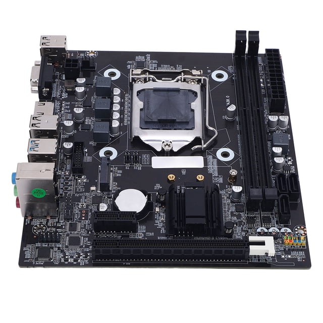 Placa Base Para Computadora H81, PCI E M.2 Nvme NGFF Serial ATA3.0 6Gb/s 1080P Salida De Video Placa Base Para PC LGA 1150 Para Procesadores De CPU Celeron G Series De 22 Nm
