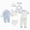A091-Blue, variant on NOLDARES Preemie Newborn Baby Boy Girl Clothes Infant Clothing Romper Pant Outfits Set Layette Essentials 8 Pieces Set(A091-Grey)