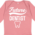 thumbnail image 4 of Inktastic Future Dentist Kids Tooth Boys or Girls Long Sleeve Baby Bodysuit, 4 of 5
