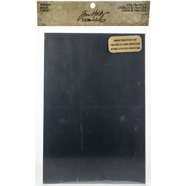 Idea-Ology Adhesive Mirrored Sheets 6"X9" 2/Pkg- , Pk 3, Tim Holtz - Advantus