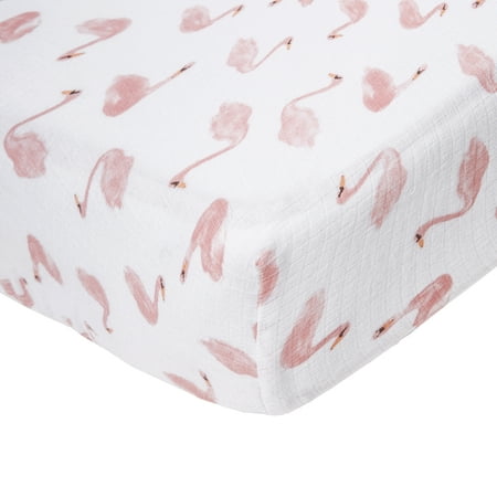 UPC: 0842332136008 | aden + anais essentials aden crib sheet briar rose – swans