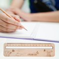 thumbnail image 2 of Hyasfey Wooden Children Ruler Heavy Duty Precise Scale Centimeters Millimeter Small Ruler Lightweight Portable School Classroom Students DIY Crafts Measuring Tools, 2 of 8