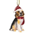 thumbnail image 3 of Design Toscano Beagle Holiday Dog Ornament Sculpture, 3 of 8