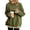 Dark Green, variant on Oversized Sweatshirts for Women Crew Necks Pullover Sweatshirt Side Split Hem Casual Tops