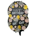thumbnail image 3 of 10-Piece Black Birthday Confetti Foil Latex Balloon Set, 3 of 5
