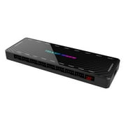9 Ports ARGB & PWM Combo SATA Fan Hub for 5V 3Pin Addressble RGB PWM Fan Controller Motherboard Synchronization 3Pin/4Pin Fans