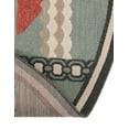 thumbnail image 5 of Unique Loom Outdoor Coastal Collection Area Rug - Nautiscape (3' 1" Round Blue/Red), 5 of 9