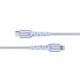 thumbnail image 3 of iHome Durastrain 6ft Lightning to USB Type-C Cable - White, 3 of 5