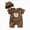 A13-Coffee, variant on Baby Boys Girls Summer Cotton Linen Romper Clothes Basic Plain Ruffle Sleeveless Comfy Rompers Newborn Tops 6-12 Months 12-24 Months 2t 3t 4t 5t 6t 7t 8t 9t Children 12-18 Months