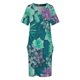thumbnail image 3 of Vestido colgante con bolsillos Succulents Love I, traje de festival, vestido morado para mujer, 3 of 6