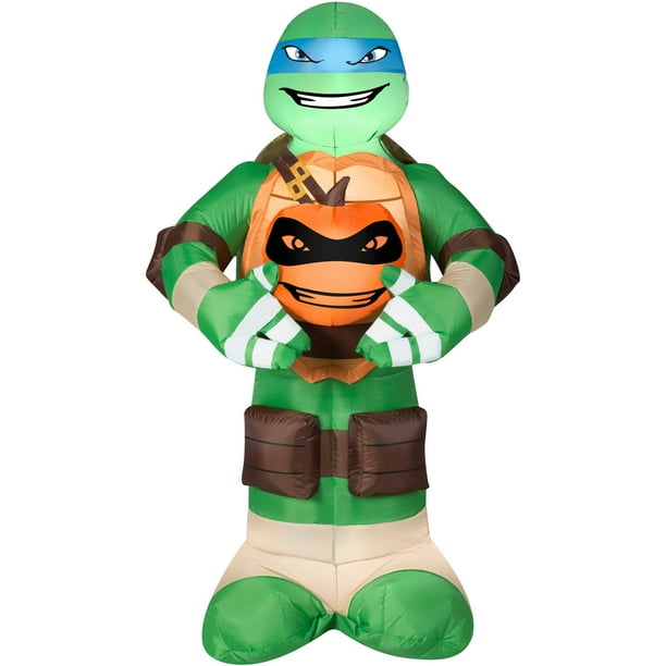 Gemmy Airblown Inflatable 5' X 3' Teenage Mutant Ninja Turtles Leonardo