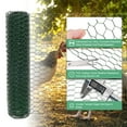 thumbnail image 2 of Uxcell pour Arrangements Floraux, Filet Hexagonal en Fer Galvanisé 14 x 157 Pouces [Vert], 2 of 6