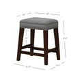 thumbnail image 6 of Linon Walt Gray Counter Stool, 6 of 6