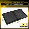 thumbnail image 6 of Legendary Protectors Toploader Binder, Holds 216 Toploaders, 9 Pocket, Double-Sided Sleeves for 3" x 4" Rigid Card Holders, Ideal for Trading Cards or Sports Cards, Leather Reinforced, Stitched Edges, 6 of 6