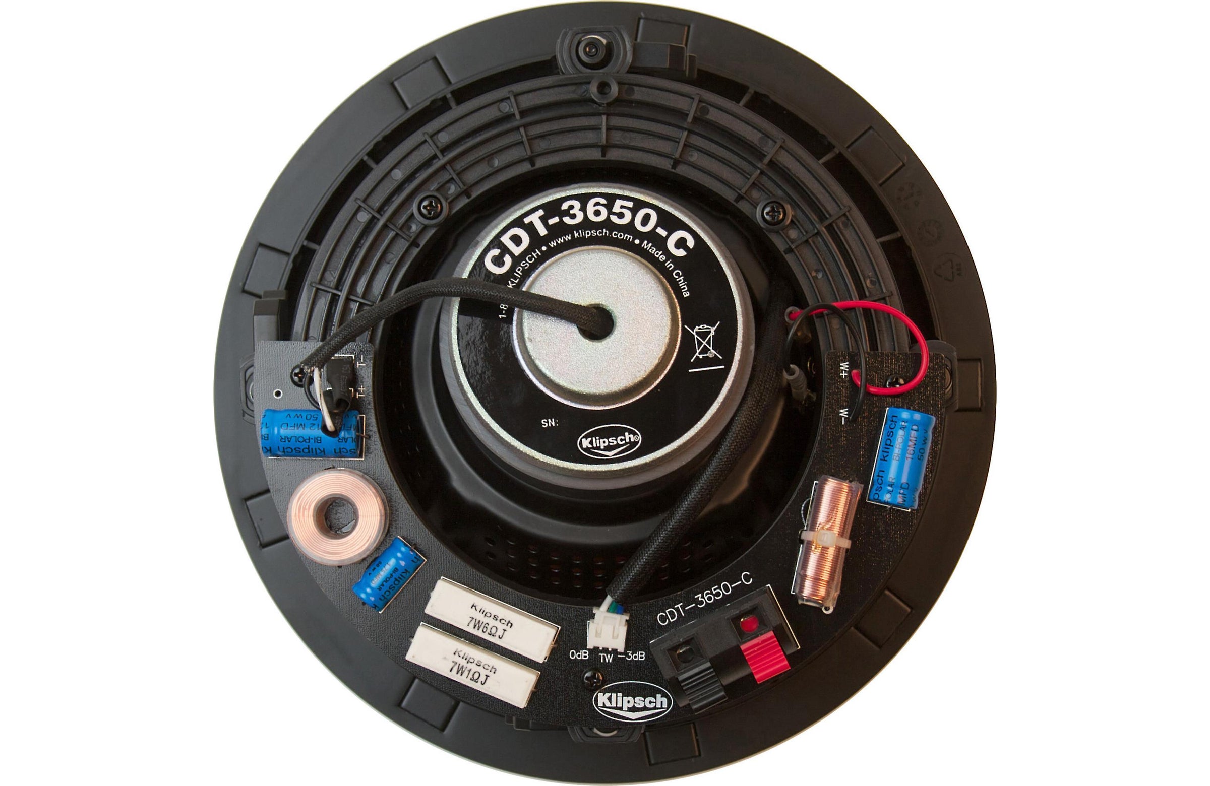 Klipsch High-Performance CDT-3650-C II in-Ceiling Loudspeaker Two-Pack(2 Speaker Bundle) - image 5 of 6