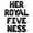 Black, variant on Letter Balloons - HER ROYAL FIVE NESS 16" Inch Alphabet Letters Foil Mylar Balloon 5th Birthday Party Banner (Red)