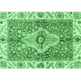 thumbnail image 1 of Ahgly Company Indoor Rectangle Abstract Emerald Green Modern Area Rugs, 8' x 10', 1 of 4