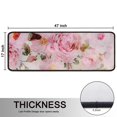 thumbnail image 5 of Kitchen Rugs Sets Of 2,Pioneer Flower Floral Print Pattern Anti Fatigue Kitchen Mat Rugs Non Slip Washable,Decorative Kitchen Floor Mats for Kitchen,Sink,Laundry,17"x47"+17"x47", 5 of 5