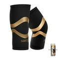 thumbnail image 3 of Copper Fit Pro Series Manchon de Compression pour Genou, Réduit le Temps de Récupération des Muscles et Soutient la Raideur Musculaire, Extra Grand, Noir, 3 of 3