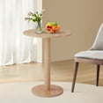 thumbnail image 4 of PHOYAL 23.62" MDF Round Dining Table for Kitchen Small Space Apartment, Tulip Style Pedestal Dining Tables, Natural, 4 of 7