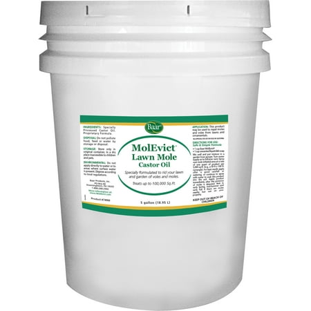 Baar Lawn Mole Castor Oil  MolEvict  5 Gallons