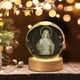 thumbnail image 4 of Crystal Night Light Engraved Holy Family Figurine Statue With Wooden Stand Color Changing Light Glass Religious Collection Catholic, 4 of 6