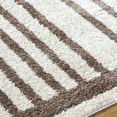 thumbnail image 6 of Mark&Day Washable Rugs, 5x7 Larita Modern Dark Brown Area Rug, Brown Light Beige Carpet for Living Room, Bedroom or Kitchen (5'3" x 7', Machine Washable), 6 of 7