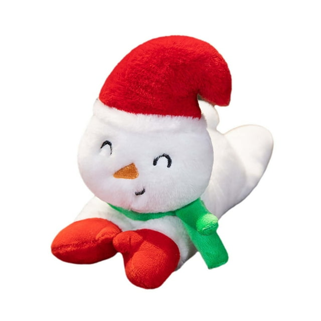 Pa Pa Quan Animal Hand Puppet Santa Doll Interactive Patting Toy for Christmas Festive Party Celebration