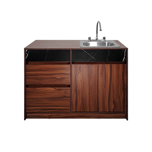 Gabinete de Cocina Integral Madi, Mueble Inferior Encimera y Tarja, Diseño Moderno y Funcional, Almacenamiento Amplio.