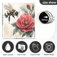 thumbnail image 5 of Bee Begonia Dishwasher Magnet Cover Reuseable Refrigerator Magnet Cover Decal Kitchen Fridge Microwave Stickers Hoilday Party Decor 23 x 26 inch, 5 of 5