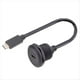 thumbnail image 1 of Puerto de Datos Tipo C con Conector de Alimentación USB-C de Panel Fijo Roscado, Conector Hembra A Macho Tipo C de Carga USB Tipo C 3.1, 1 of 5