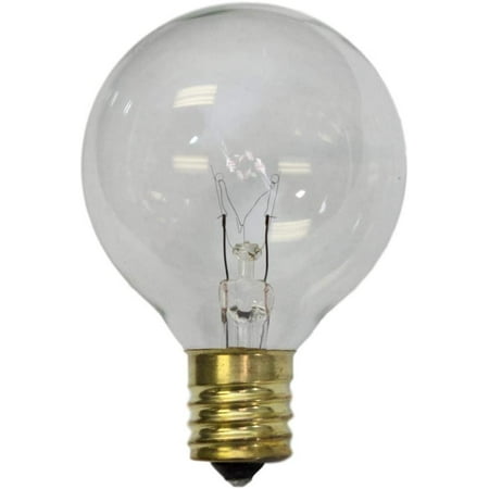 

- Replacement Globe Light Bulb G50 7W/130V E17 (C9) Intermediate Base Clear 25 Pack (G16-1/2)