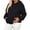 Black, variant on Hurxie Maternity Hoodie Long Sleeves Shirts Casual Maternity Top Pregnancy Sweatshirt Casual Clothes Beige,S