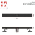 thumbnail image 4 of Linear Shower Drain - 24", 4 of 5