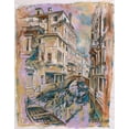 thumbnail image 2 of Wiley, Marta 15x18 Black Ornate Wood Framed with Double Matting Museum Art Print Titled - Beige, Venice, 2 of 4