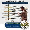 thumbnail image 5 of Rush Creek Fishing Rod Holder Ceiling Rack 8 Rod Twin Pack, 5 of 7
