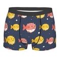 thumbnail image 5 of Uemuo Cute Puffer Fish Pattern Men's Boxer Briefs,Trunk Anti-Chafing,Comfortable, Durable, and Stylish Underwear-, 5 of 9