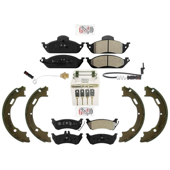 AmeriPro OE Style Semi Met Disc Brake Pad Parking for Mercedes Benz ML350 03-05