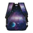 thumbnail image 4 of Pofeuu Planets Stars And Galaxies1 Print Backpack for Men and Women - Basic Bookbag Casual Daypack Backpacks for College Work Travel-One Size, 4 of 5