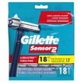 thumbnail image 3 of Rasoirs jetables Gillette Sensor2 à tête fixe pour hommes, 3 of 12