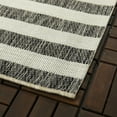 thumbnail image 5 of Balta Addison Geometric Striped Indoor/Outdoor Area Rug Charcoal 7'10" x 10' 8' x 10' Silver, 5 of 7