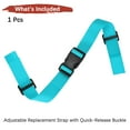 thumbnail image 4 of Uxcell Backpack Chest Strap [1PCS] - Adjustable Sternum Straps - [Sky Blue-11 x 6IN] Chest Belt with Quick Release Buckle, 4 of 7