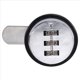 thumbnail image 2 of Cerradura de Combinación Mecánica de 20 mm, Cerradura Antirrobo para Archivador de Oficina, Cajón, Caja de Sobres, Gabinete de Almacenamiento, Cromo, 2 of 5