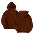 thumbnail image 4 of Angala 2 Piece Outfits For Girls Hooded Long Sleeve Sweatshirt With Wide Leg Pants Set Girls Fall Season Wear Clothes, 4 of 7