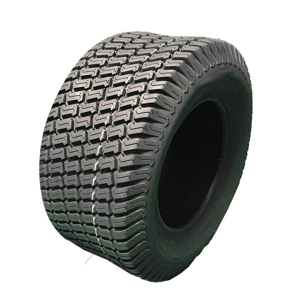 2x Tyre 15x6.00-6 Ride On Lawnmower Fits 6'' Rim Chevron Turf Tread 4PLY Mower