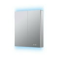 thumbnail image 3 of Lexora Corsica 24 in W x 32 in H Surface-Mount LED Mirror Medicine Cabinet with Defogger, 3 of 10
