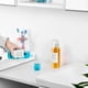 thumbnail image 5 of Dispensador de enjuague bucal VITVITI Glass, 300 ml, juego de 2 unidades, color blanco, 5 of 6