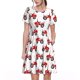 thumbnail image 1 of Disketp Red Wheeled Tractors para Vestido de Manga Corta para Mujeres, Vestidos de Verano para Mujeres, Casual y Holgado para la Playa, 1 of 6