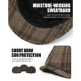 thumbnail image 4 of Minzimin Men's 8 Piece Newsboy Flat Cap Cotton Newsboy Gatsby Ivy Cap Cabbie Driving Hat Octagonal Golf Beret Hat, 4 of 8